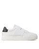 Calvin Klein Jeans Сникърси Casual Cupsole Elastic Lth YW0YW01021 Бял - Mera.bg