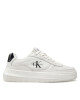 Calvin Klein Jeans Сникърси Chunky Cupsole Low Lth Ml Meta YW0YW01410 Бял - Mera.bg