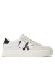 Calvin Klein Jeans Сникърси Classic Cupsole Laceup Mix Lth YW0YW01057 Бял - Mera.bg