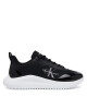 Calvin Klein Jeans Сникърси Eva Runner Low Lace Mix Ml Wn YW0YW01442 Черен - Mera.bg