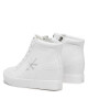 Calvin Klein Jeans Сникърси Hidden Wedge Cupsole Laceup YW0YW00771 Бял - Mera.bg