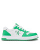 Calvin Klein Jeans Сникърси Low Cut Lace-Up Sneaker V3X9-80552-1355 M Green/White X042 - Mera.bg