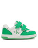 Calvin Klein Jeans Сникърси Low Cut Velcro Sneaker V1X9-80545-1355 Green/White X042 - Mera.bg