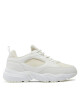 Calvin Klein Jeans Сникърси Retro Tennis Low Lace Mix Mg Mtr YW0YW01497 Екрю - Mera.bg