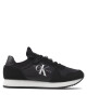 Calvin Klein Jeans Сникърси Runner Sock Laceup Ny-Lth W YW0YW00840 Черен - Mera.bg