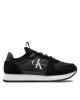 Calvin Klein Jeans Сникърси Runner Sock Laceup Ny-Lth W YW0YW00840 Черен - Mera.bg