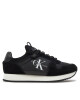 Calvin Klein Jeans Сникърси Runner Sock Laceup Ny-Lth W YW0YW00840 Черен - Mera.bg