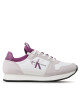 Calvin Klein Jeans Сникърси Runner Sock Laceup Ny-Lth W YW0YW00840 Бял - Mera.bg