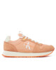 Calvin Klein Jeans Сникърси Runner Sock Laceup Ny-Lth Wn YW0YW00840 Бял - Mera.bg