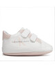 Calvin Klein Jeans Сникърси V0A4-80780-1582 White/Pink X134 - Mera.bg