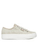 Calvin Klein Jeans Сникърси Vulc Flatf Jacquard Aop YW0YW01965 Бежов - Mera.bg