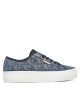 Calvin Klein Jeans Сникърси Vulc Flatf Jacquard YW0YW01965 Тъмносин - Mera.bg