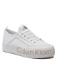 Calvin Klein Jeans Сникърси Vulc Flatf Low Wrap Around Logo YW0YW01025 Бял - Mera.bg
