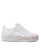 Calvin Klein Jeans Сникърси Vulc Flatf Low Wrap Around Logo YW0YW01025 Бял - Mera.bg