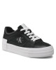 Calvin Klein Jeans Сникърси Vulc Flatform Bold Fluo Contr YW0YW00904 Черен - Mera.bg