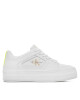Calvin Klein Jeans Сникърси Vulc Flatform Bold Fluo Contr YW0YW00904 Бял - Mera.bg