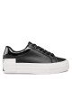 Calvin Klein Jeans Сникърси Vulc Flatform Bold Lth-Glossy YW0YW00867 Черен - Mera.bg