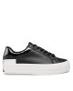 Calvin Klein Jeans Сникърси Vulc Flatform Bold Lth-Glossy YW0YW00867 Черен - Mera.bg