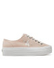 Calvin Klein Jeans Гуменки Vulc Flatform Essential Mono YW0YW01030 Розов - Mera.bg