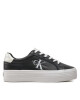 Calvin Klein Jeans Сникърси Vulc Flatform Laceup Lth YW0YW01474 Черен - Mera.bg