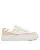 Calvin Klein Jeans Сникърси Vulc Flatform Low Cv Mix Mg YW0YW01770 Бял - Mera.bg