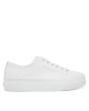 Calvin Klein Jeans Сникърси Vulc Flatform Low Mg Lth YW0YW01771 Бял - Mera.bg