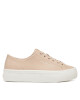 Calvin Klein Jeans Сникърси Vulc Flatform Low Mg Lth YW0YW01771 Розов - Mera.bg