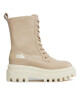 Calvin Klein Jeans Туристически oбувки Chunky Laceup Lth Mg Sat YW0YW01285 Бежов - Mera.bg