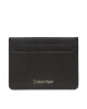 Calvin Klein Калъф за кредитни карти Ck Concise Cardholder 6Cc K50K510601 Черен - Mera.bg
