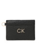 Calvin Klein Калъф за кредитни карти Re-Lock Cardholder K60K610671 Черен - Mera.bg