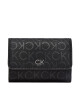 Calvin Klein Малък дамски портфейл Ck Daily Small Trifold Epi Mn K60K612637 Черен - Mera.bg