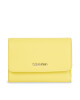 Calvin Klein Малък дамски портфейл Ck Must Small Trifold K60K611934 Жълт - Mera.bg