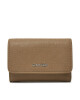 Calvin Klein Малък дамски портфейл Ck Must Small Trifold_Mono K60K612829 Бежов - Mera.bg