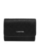 Calvin Klein Малък дамски портфейл Ck Must Small Trifold_Mono K60K612939 Черен - Mera.bg