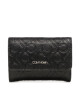 Calvin Klein Малък дамски портфейл Ck Must Trifold Sm/Emb Mono K60K610951 BAX - Mera.bg