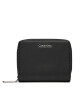 Calvin Klein Малък дамски портфейл Ck Must Z/A Wallet W/Flap Md K60K607432 Черен - Mera.bg