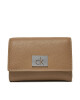 Calvin Klein Малък дамски портфейл Ck Plaque Small Trifold W/Zip K60K612834 Сив - Mera.bg