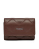 Calvin Klein Малък дамски портфейл K60K612898 Кафяв - Mera.bg