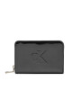 Calvin Klein Малък дамски портфейл K60K613059 Черен - Mera.bg