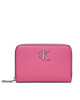Calvin Klein Малък дамски портфейл Minimal Monogram Med Za K60K611500 Розов - Mera.bg