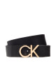 Calvin Klein Мъжки колан Adj Ck Metal Pal Gold 35Mm K50K509651 Черен - Mera.bg