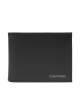 Calvin Klein Мъжки портфейл Ck Smooth Billfold W/ Coin Walle LV04D1105G Черен - Mera.bg
