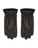 Calvin Klein Мъжки ръкавици Leather Rivet Gloves K50K507425 Черен - Mera.bg