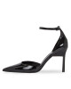 Calvin Klein Обувки Geo Stil Pump W Ankl Strp 90-Pat HW0HW01826 Ck Black BEH - Mera.bg