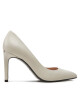 Calvin Klein Обувки на ток Heel Pump 90 Lth HW0HW02110 Екрю - Mera.bg