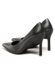 Calvin Klein Обувки на ток Wrap Stil Classic Pump 90-Pearl HW0HW01734 Черен - Mera.bg