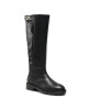Calvin Klein Офицерки Rubber Sole Knee Boot W Hw HW0HW01255 Черен - Mera.bg