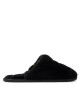 Calvin Klein Пантофи Slipper Mule Fur HW0HW00636 Ck Black BAX - Mera.bg