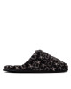 Calvin Klein Пантофи Slipper Mule Fur Mono HW0HW00536 Black Mono 0GK - Mera.bg