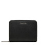 Calvin Klein Портфейл Ck Must Md Zip Around_Caviar K60K612831 Черен - Mera.bg